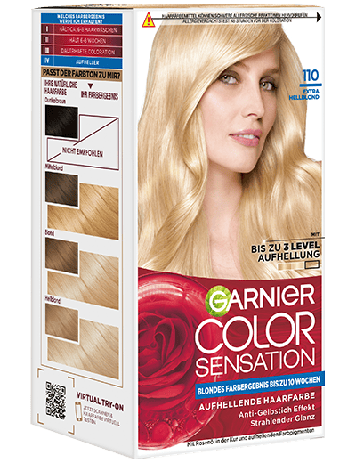 Color Sensation dauerhafte Haarfarbe 110 Extra Hellblond Produktbild